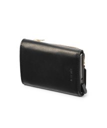 (CACT'A)(カクタ)/カクタ 財布 三つ折り財布 メンズ レディース コンパクトウォレット カードケース レザー スキミング防止 本革 極小財布 CACTA 2022/ブラック