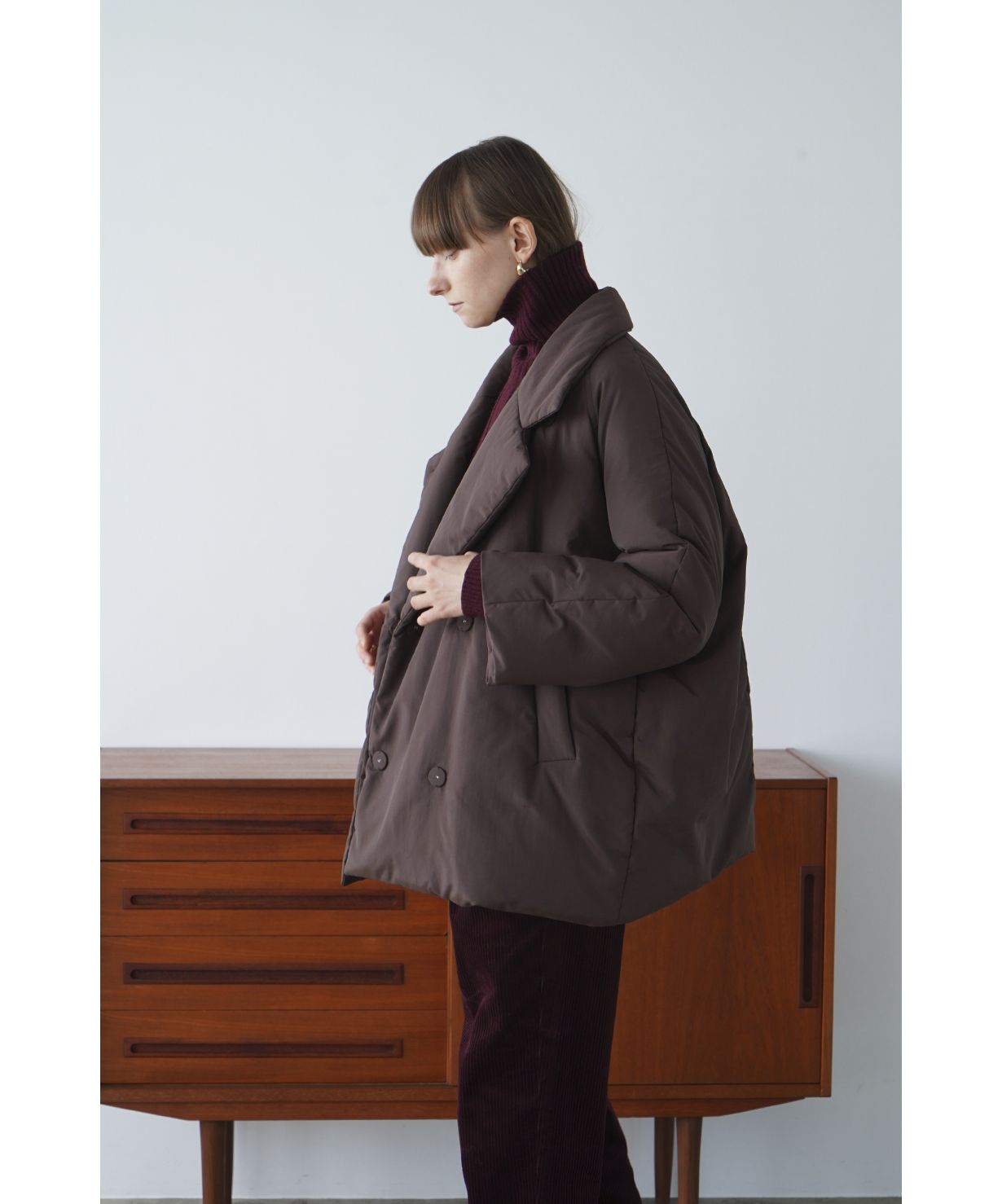 COCOON SHORT DOWN COAT