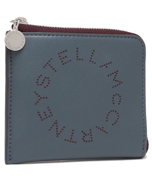 Stella McCartney(ステラマッカートニー)/ステラマッカートニー カードケース コインケース バイカラー ロゴ ブルー レディース STELLA McCARTNEY 700253 W8856 1461/その他