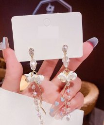 shoppinggo/パールピアス 揺れるモチーフピアス 花 可愛い イヤリング 人気アクセサリー/505096470