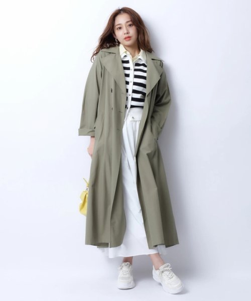 クルーレ 通わす crewre ドレープステンカラーコート
