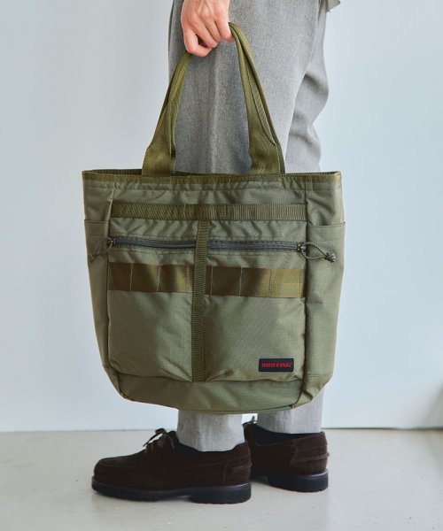 green label relaxing(グリーンレーベルリラクシング)/【別注】＜BRIEFING＞N/UR MISSIONB トート バッグ/OLIVE