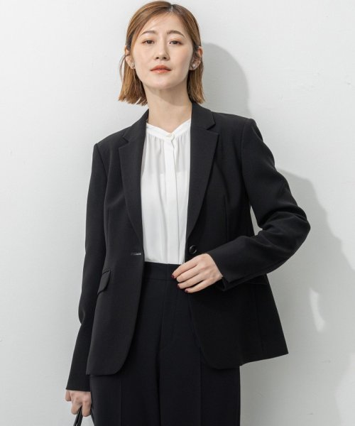 【セットアップ対応】トリアセダブルジョーゼット テーラード ジャケット 品番 パンツ ワンピース