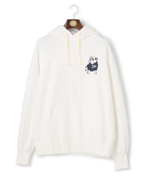 J.PRESS MENS(J．プレス　メンズ)/【Pennant Label】Hoodie / Bulldog/ホワイト系