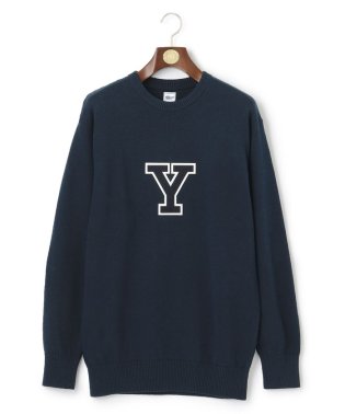 J.PRESS MENS/【Pennant Label】Varsity Crewneck Sweater / Yale/505097160