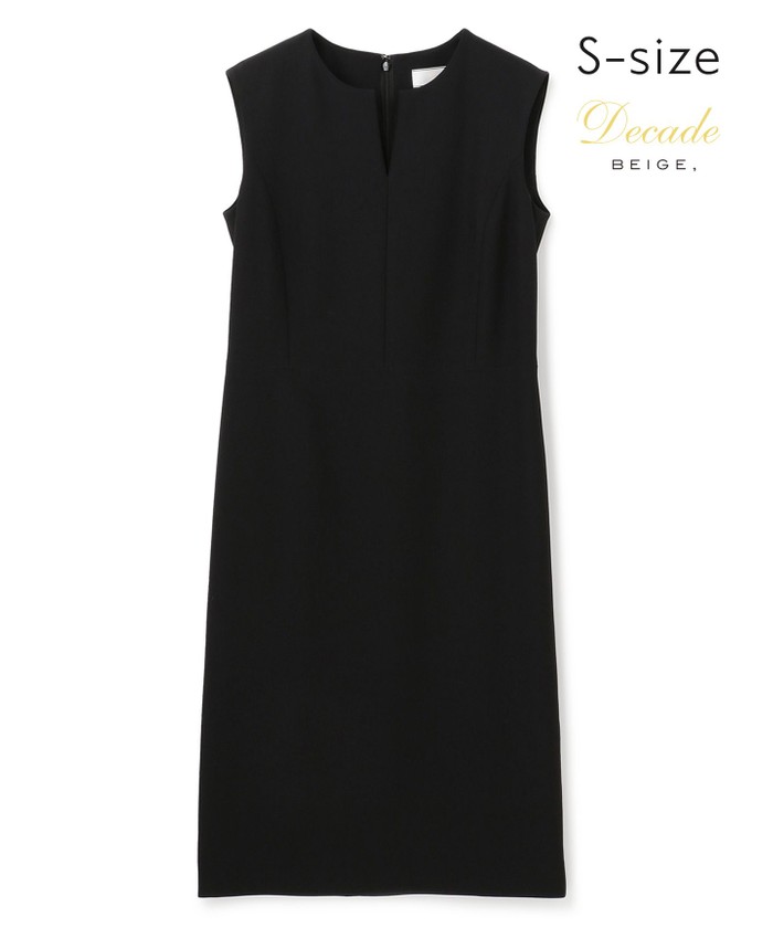 BEIGE 【S−size】LUIZA / ノースリーブワンピース BLACK 32 BEIGE 【S−size】LUIZA / ノースリーブワンピース BLACK 32