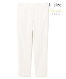 BEIGE，(ベイジ，)/【L－size】LUIZA / クロップドパンツ/WHITE