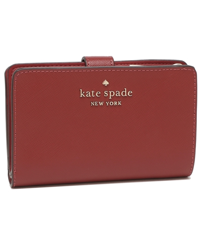 ケイトスペード アウトレット 二つ折り財布 ステイシー レッド レディース KATE SPADE WLR00128 600
