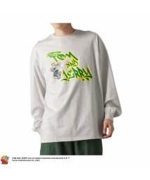 MAC HOUSE(men)(マックハウス（メンズ）)/DISCUS ディスカス DISCUS / Tom and Jerry タギングロングスリーブTシャツ 3173－5150EC/オートミール