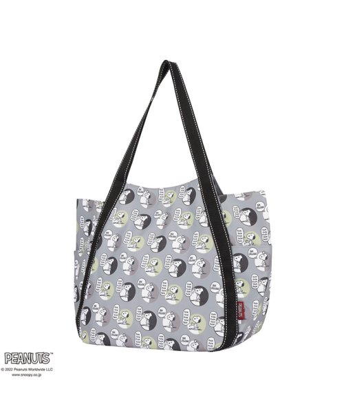 MAC HOUSE(women)(マックハウス（レディース）)/PEANUTS SNOOPY キャラバルーントートバッグ DF－0947/グレー