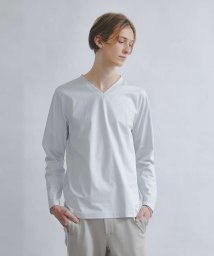 5351POURLESHOMMES/トリコットストレッチ Vネック 長袖Tシャツ/505097808