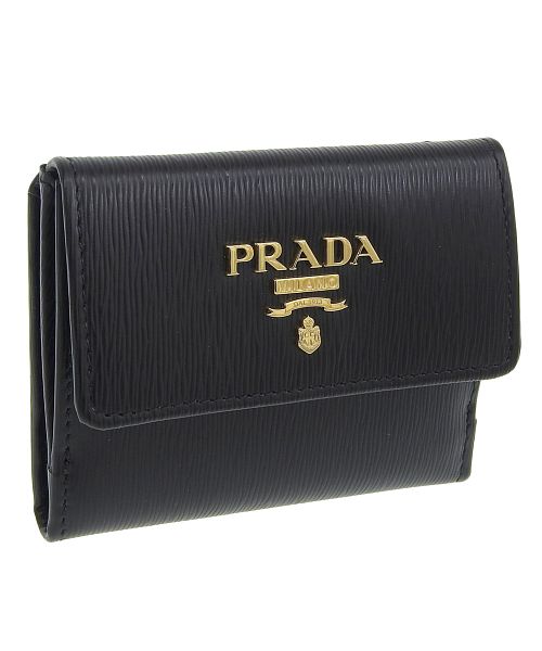 新品 プラダ PRADA 2つ折り財布 ヴィッテロ ムーヴ カラメッロ