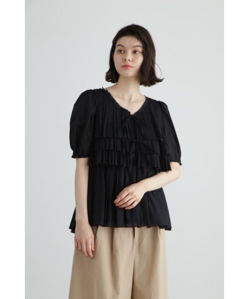 ◇コットンローンプリーツボレロ(505100976) | ジル スチュアート(JILL  