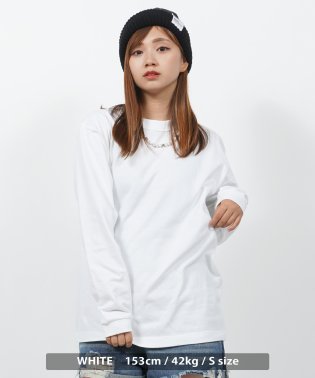 1111clothing/無地 ロンT メンズ Tシャツ 長袖 レディース 透けない ロングTシャツ ロングスリーブ 長袖Tシャツ 綿100% 無地Tシャツ カットソー クルーネック/505101356