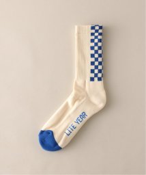 JOURNAL STANDARD(ジャーナルスタンダード)/【LITE YEAR / ライトイヤー】COTTON CHECK CREW SOCKS/ブルーA