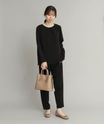 URBAN RESEARCH DOORS(アーバンリサーチドアーズ)/フロントタック TOPS セットアップ/BLACK