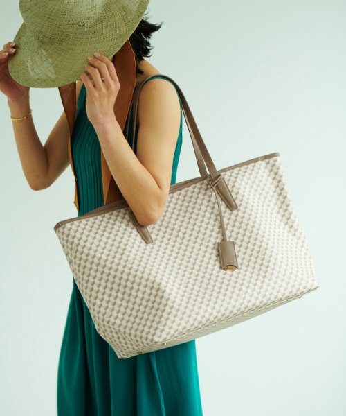 ROPE'(ロペ)/【E'POR】【A4対応】MONOGRAM BAG X－Large/ベージュ（27）