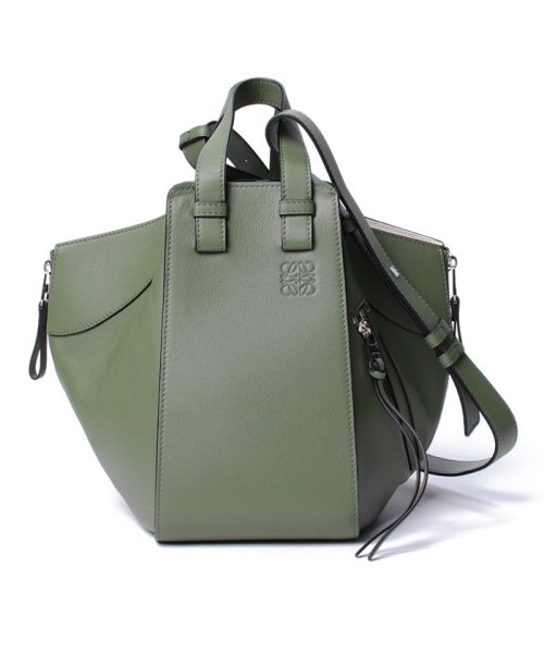 LOEWE(ロエベ)/【LOEWE】ロエベ  ハンドバッグ ショルダーバッグ  ハンモック グリーン レディース/GREEN