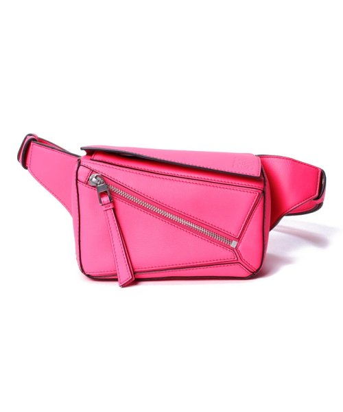 LOEWE(ロエベ)/【LOEWE】ロエベ  ショルダーバッグ ウエストバッグ  パズルバムバッグミニ ピンク レディース/PINK