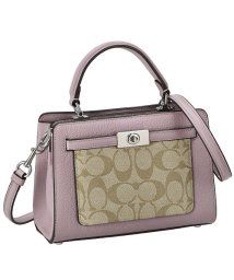 COACH(コーチ)/COACH コーチ CC977 ハンドバッグ/ピンク/カーキ