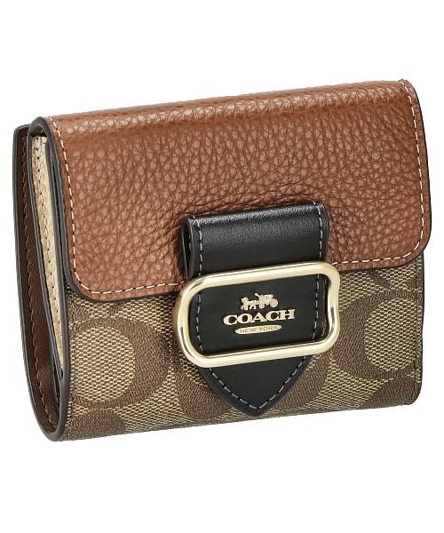 COACH(コーチ)/COACH コーチ CF472 二つ折り財布/カーキマルチ