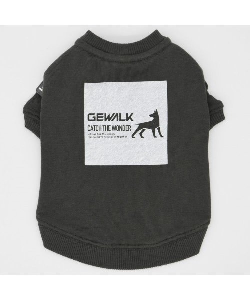 GEWALK(ジウオーク)/コットンスウェットシャツ【XS S M】/カーキ