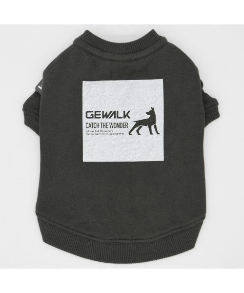 GEWALK(ジウオーク)/コットンスウェットシャツ【XL】/カーキ