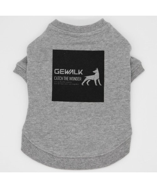 GEWALK(ジウオーク)/コットンスウェットシャツ【XL】/杢グレー