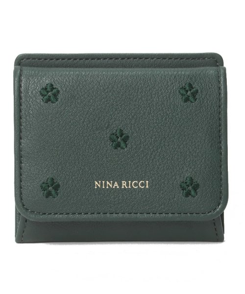 NINA RICCI(ニナリッチ（ウォレット）)/コンパクト財布【タマラパース】/ダークグリーン