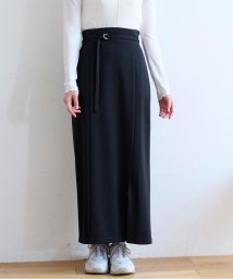 FREE'S MART(フリーズマート)/[Sシリーズ対応商品]ベルト付きナロースカート/ブラック