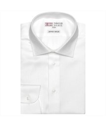 TOKYO SHIRTS/【国産しゃれシャツ】 セミワイド 長袖 形態安定 綿100% バスケット織り/505107334