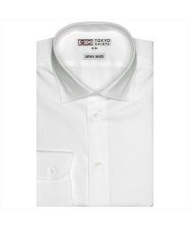 TOKYO SHIRTS/【国産しゃれシャツ】 セミワイド 長袖 形態安定 綿100% ピンオックス織り/505107337