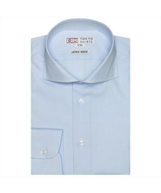 TOKYO SHIRTS/【国産しゃれシャツ】 ホリゾンタル 長袖 形態安定 綿100% ピンオックス織り/505107352