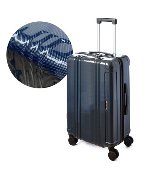ACE(エース)/エース スーツケース Mサイズ 47L 軽量 ACE 06788 キャリーケース キャリーバッグ ビジネス/ネイビー