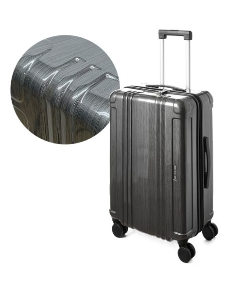 ACE(エース)/エース スーツケース Mサイズ 47L 軽量 ACE 06788 キャリーケース キャリーバッグ ビジネス/ブラック系1