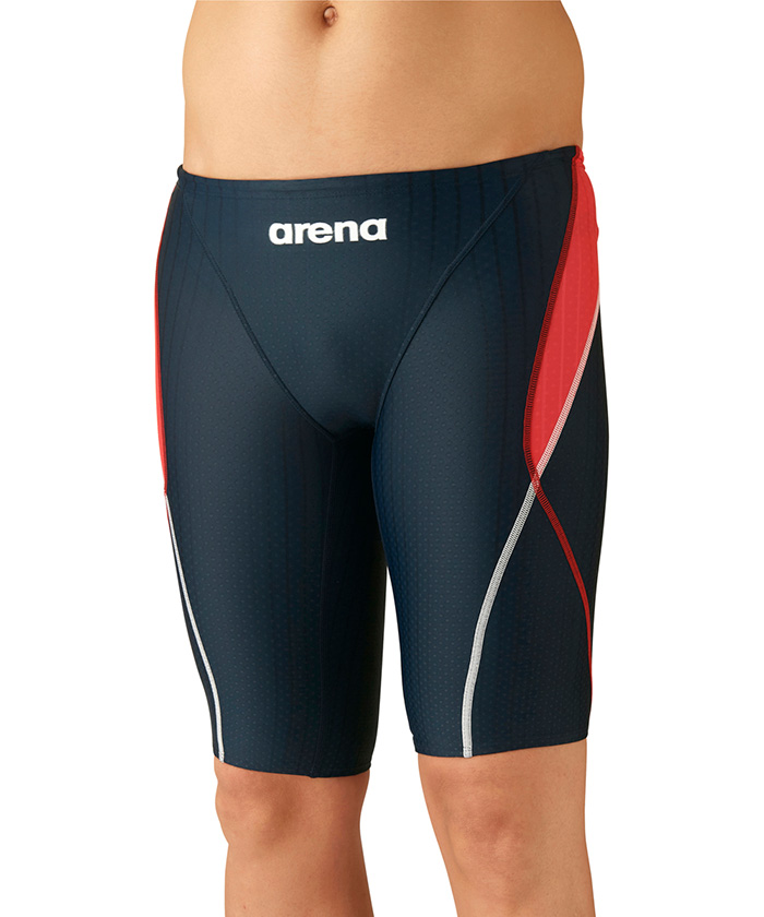arena(ings) 【競泳水着】アクアレーシング ジュニアハーフスパッツ|公式大会可 【返品不可商品 ネイビー R130 arena(ings) 【競泳水着】アクアレーシング ジュニアハーフスパッツ|公式大会可 【返品不可商品 ネイビー R130