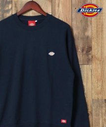 marukawa shonan(marukawa shonan)/【Dickies/ディッキーズ】スウェット トレーナー メンズ 裏毛 ワンポイント 刺繍 ワッペン スエット シンプル/ネイビー