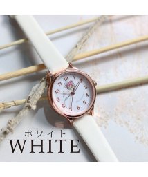 nattito(ナティート)/【メーカー直営店】腕時計 レディース ライフ フラワープリント 花柄 かわいい おしゃれ JN005/ホワイト