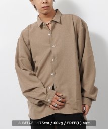 1111clothing/日本製 シャツ メンズ オーバーサイズ レディース 長袖シャツ カジュアルシャツ ロングシャツ 長袖 無地 大きいサイズ 韓国ファッション 春 春服 春夏 秋/505106730