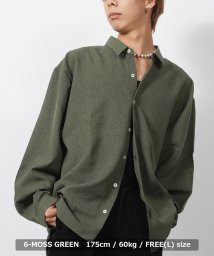 1111clothing/日本製 シャツ メンズ オーバーサイズ レディース 長袖シャツ カジュアルシャツ ロングシャツ 長袖 無地 大きいサイズ 韓国ファッション 春 春服 春夏 秋/505106730