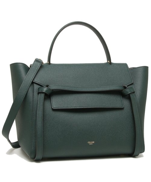 セリーヌ ハンドバッグ ショルダーバッグ グリーン レディース CELINE 189103ZVA 31AN CELINE セリーヌ ハンドバッグ ショルダーバッグ グリーン レディース 189103ZVA