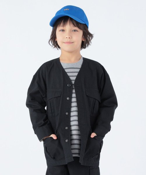 SHIPS KIDS(シップスキッズ)/【SHIPS KIDS別注】GOLDENMILLS:100～140cm / ファティーグ ジャケット/ブラック