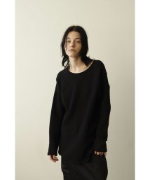 CLANE(クラネ)/LOOSE VINTAGE LONG SLEEVE TOPS/BLACK