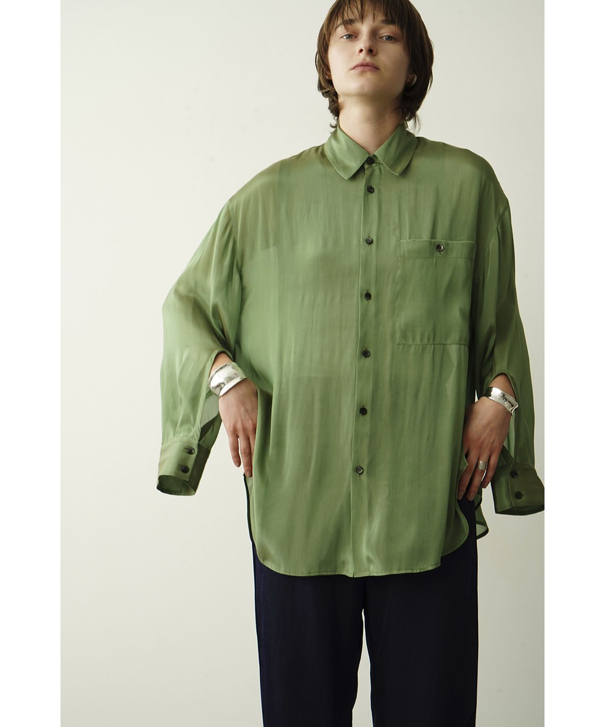 CLANE SHAMBRAY LOOSE SHIRT