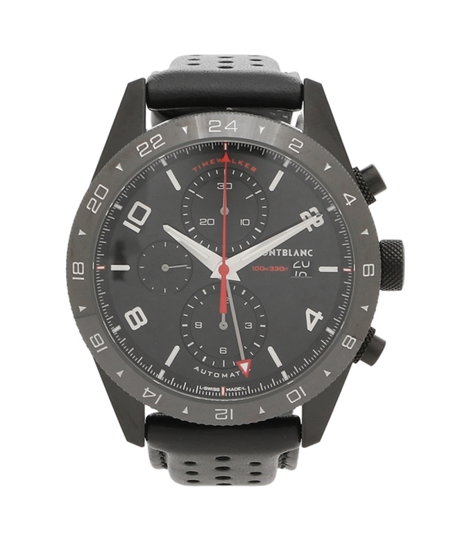 モンブラン 時計 メンズ タイムウォーカー 43 自動巻 ブラック