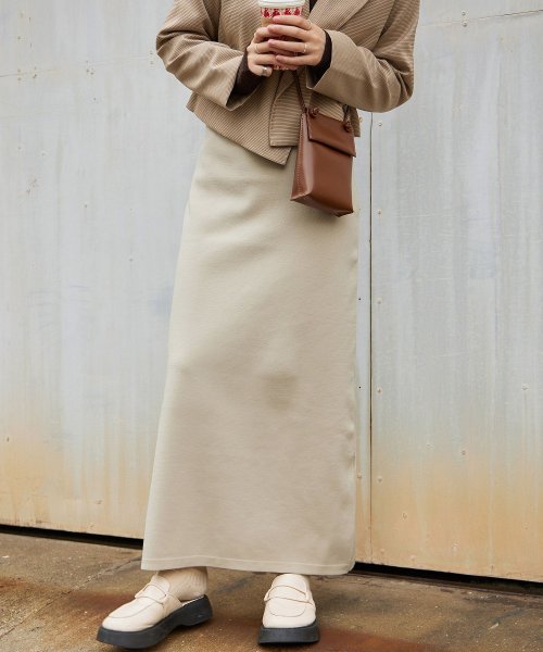 セール】Fashion Letter ファッションレター ニットスカート ロング  