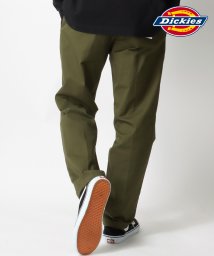 LAZAR(ラザル)/【Lazar】Dickies/ディッキーズ T/Cツイル ワイド チノパンツ/イージーパンツ/センタープレスパンツ メンズ ボトムス/オリーブ