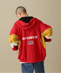 AVIREX(AVIREX)/BAGGY FIT HOODED TEAM JACKET / バギーフィット フーディー チーム ジャケット/レッド