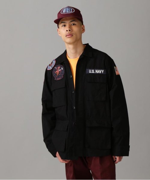 AVIREX(AVIREX)/COTTON RIP STOP BDU JACKET VX－31/コットン リップストップ BDUジャケット/ブラック