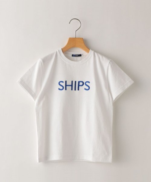 SHIPS KIDS(シップスキッズ)/SHIPS KIDS:80～90cm / SHIPS ロゴ TEE/ライトホワイト